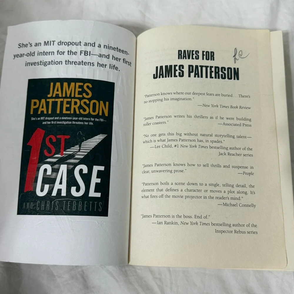 “Fifty Fifty” Hardcover & “Cajun Justice” Paperback Book Set by James Patterson - Picture 13 of 16